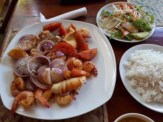 Home Grown Rice and Curry