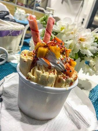 Sweet Rolls Ice Cream Kottu