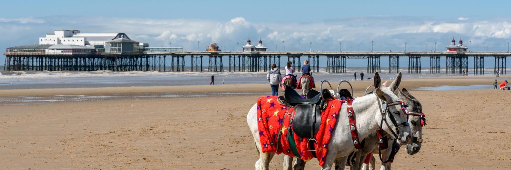 Blackpool Strand am Nordufer